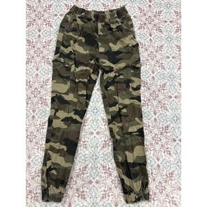 H&M Divided Womens Camo Cargo Jogger Pants Green Brown Size 4 07600841